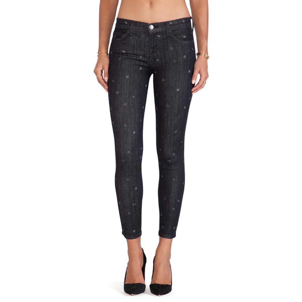 ALL JEANS DISCOUNTED! - Current/Elliott Stiletto Skinny Jeans Washed Black